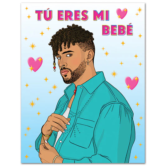 Bad Bunny Tu Eres Mi Bebe Card