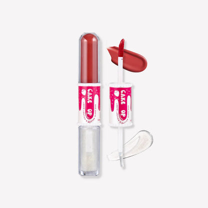 Cake Pop Liquid Lipstick and Glitter Gloss Topper Duo