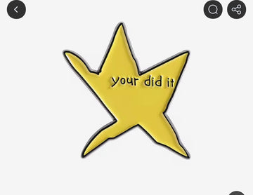 Star You Did it Pin