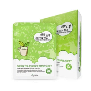 ESFOLIO - GREEN TEA ESSENCE MASK SHEET