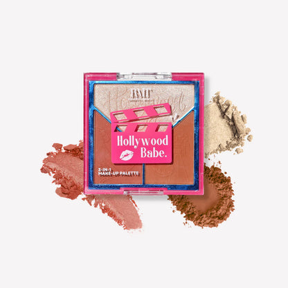 Hollywood Babe- 3 in 1 Make-Up Palette