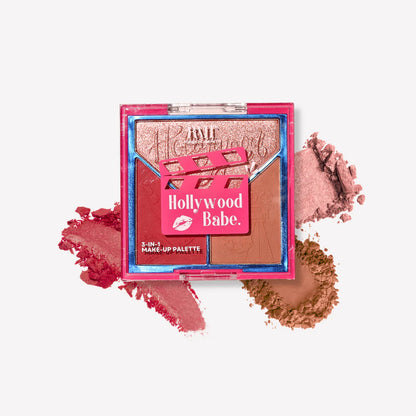 Hollywood Babe- 3 in 1 Make-Up Palette