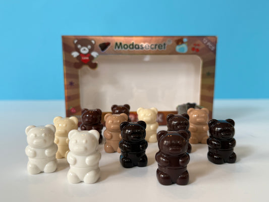 Chocolate Gummy Bear Lipstick Set