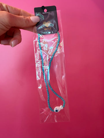Fish beaded necklace