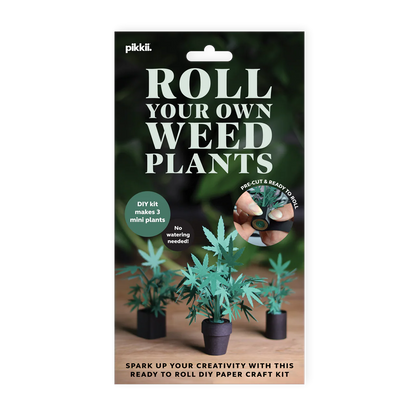 Roll Your Own Weed Plants - Paper Craft Kit
