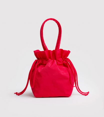 Nylon Drawstring Bag - Candy Apple