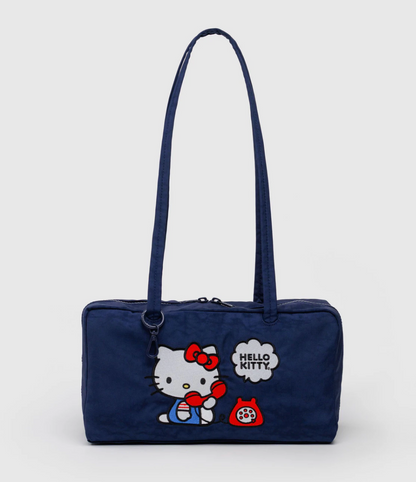 Nylon Bowler Bag - Embroidered Hello Kitty Phone