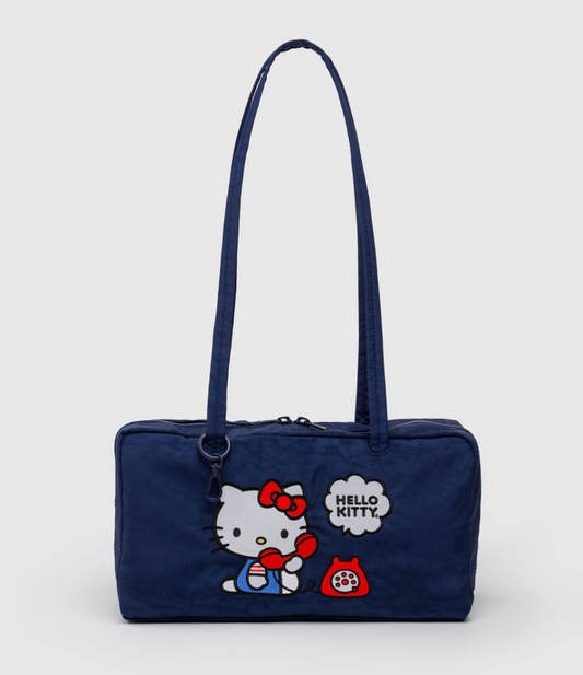 Nylon Bowler Bag - Embroidered Hello Kitty Phone
