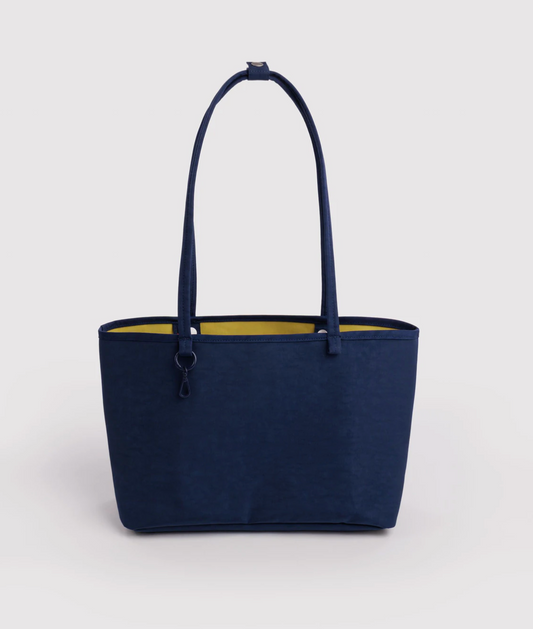 Medium Nylon Reversible Tote Navy