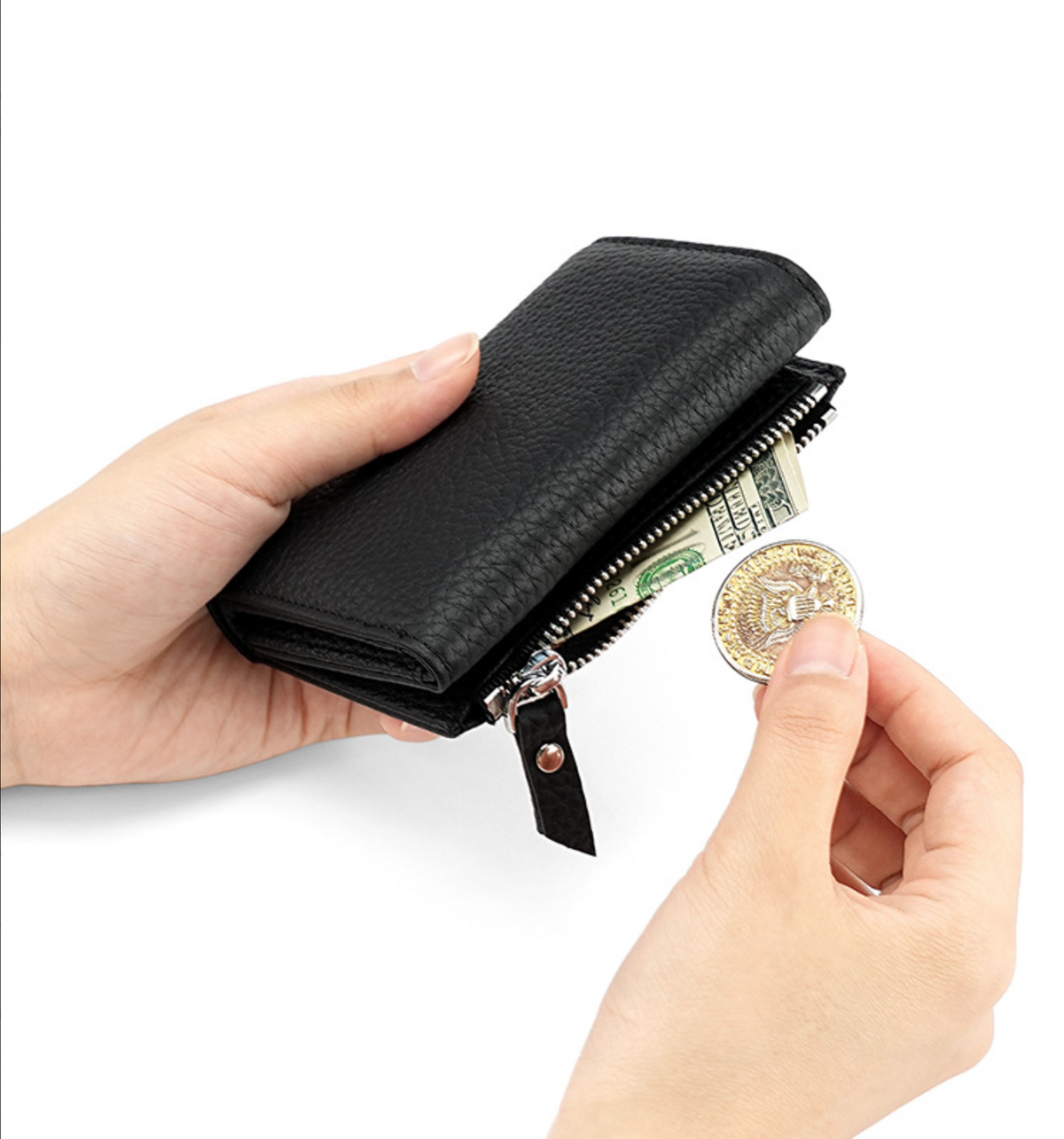 Leather Three Fold Women´s Wallet