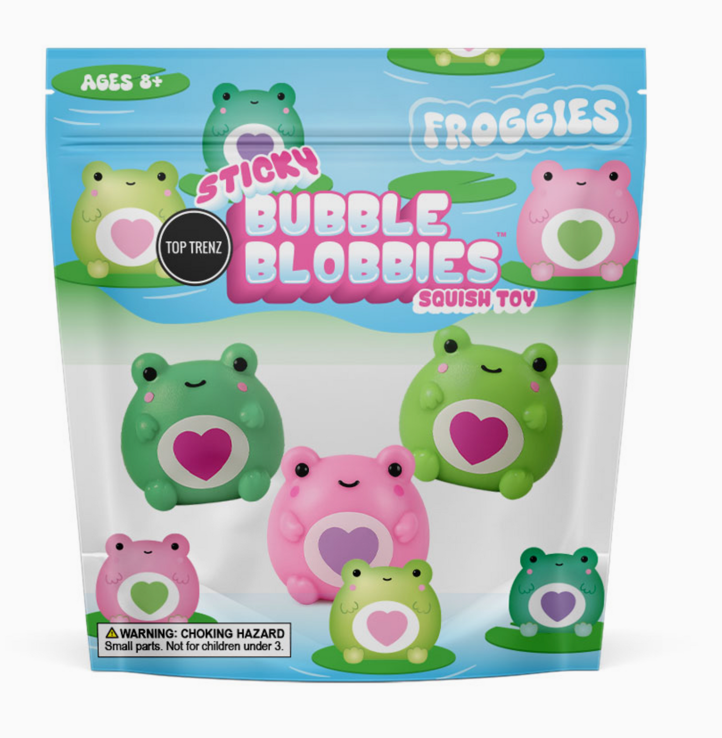 Sticky Bubble Bobblies Frogs