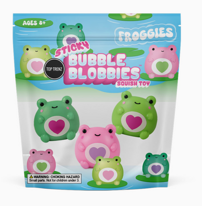 Sticky Bubble Bobblies Frogs