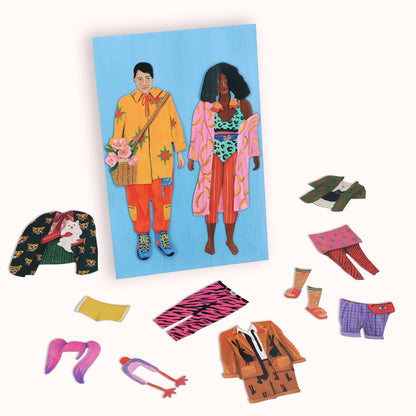 Fearless Fashion Magnetic Dolls