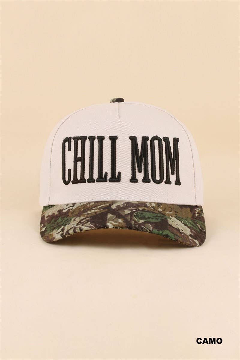 Chill Mom Two Tone Snapback Hat