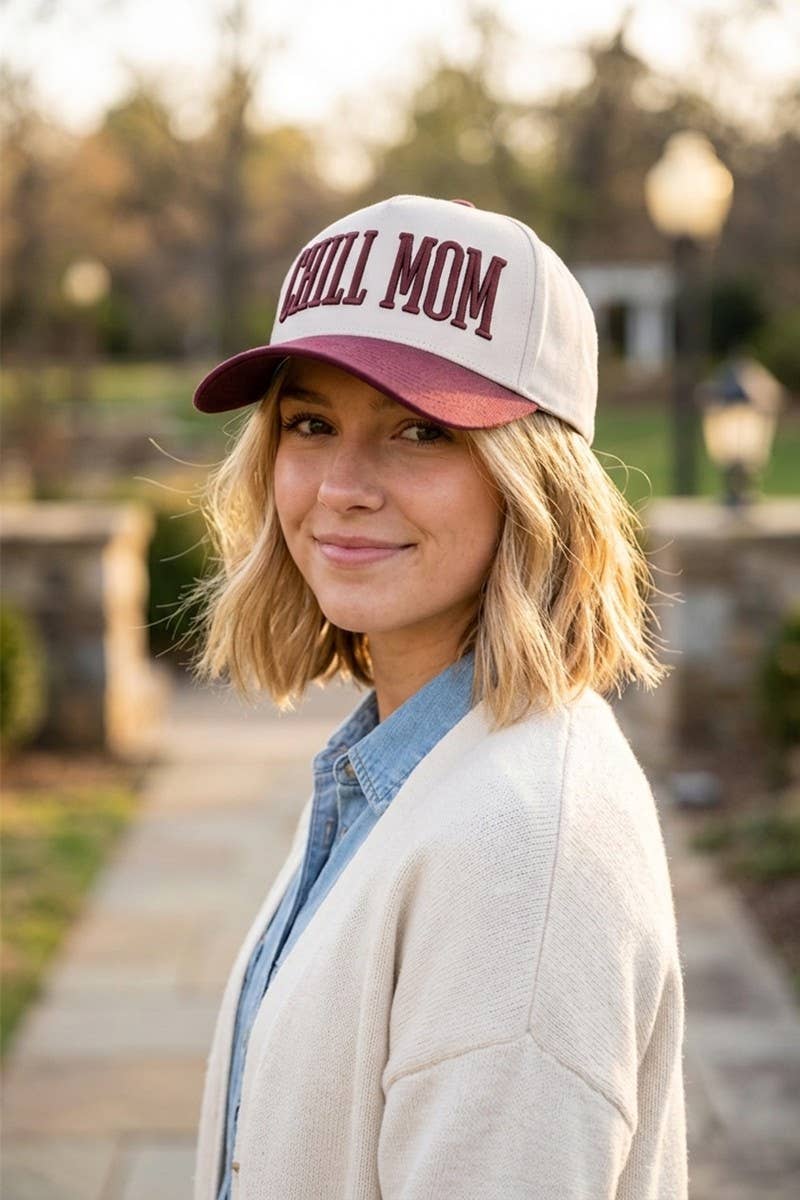 Chill Mom Two Tone Snapback Hat