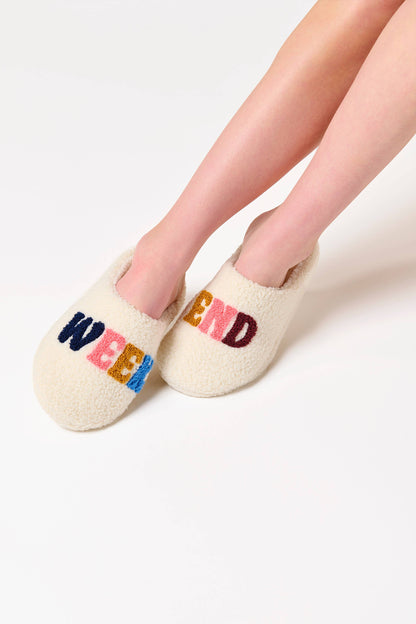 "WEEKEND" SLIPPERS