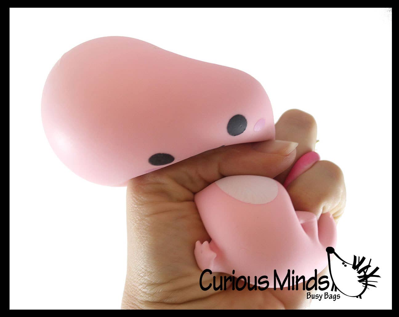 1 Axolotl - Soft Creamy Doh Filled Squeeze Stress Balls - Se