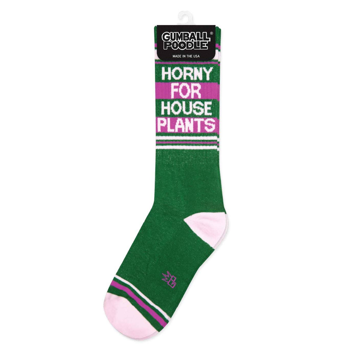 Horny For House Plants Gym Crew Socks