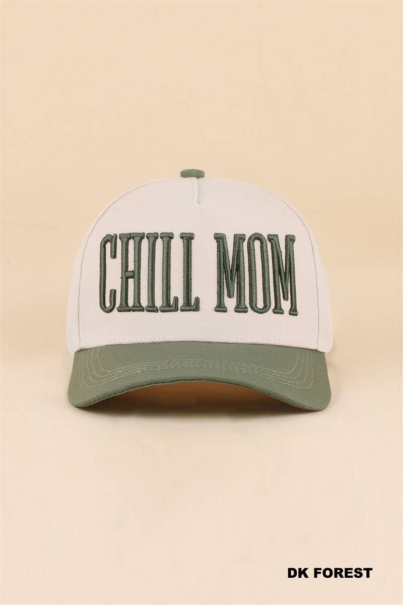 Chill Mom Two Tone Snapback Hat