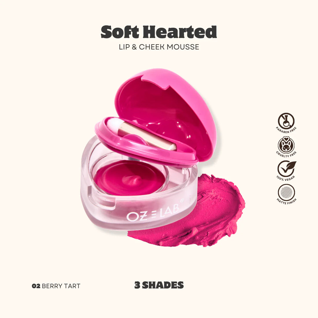 Soft Hearted Lip and Cheek Mousse