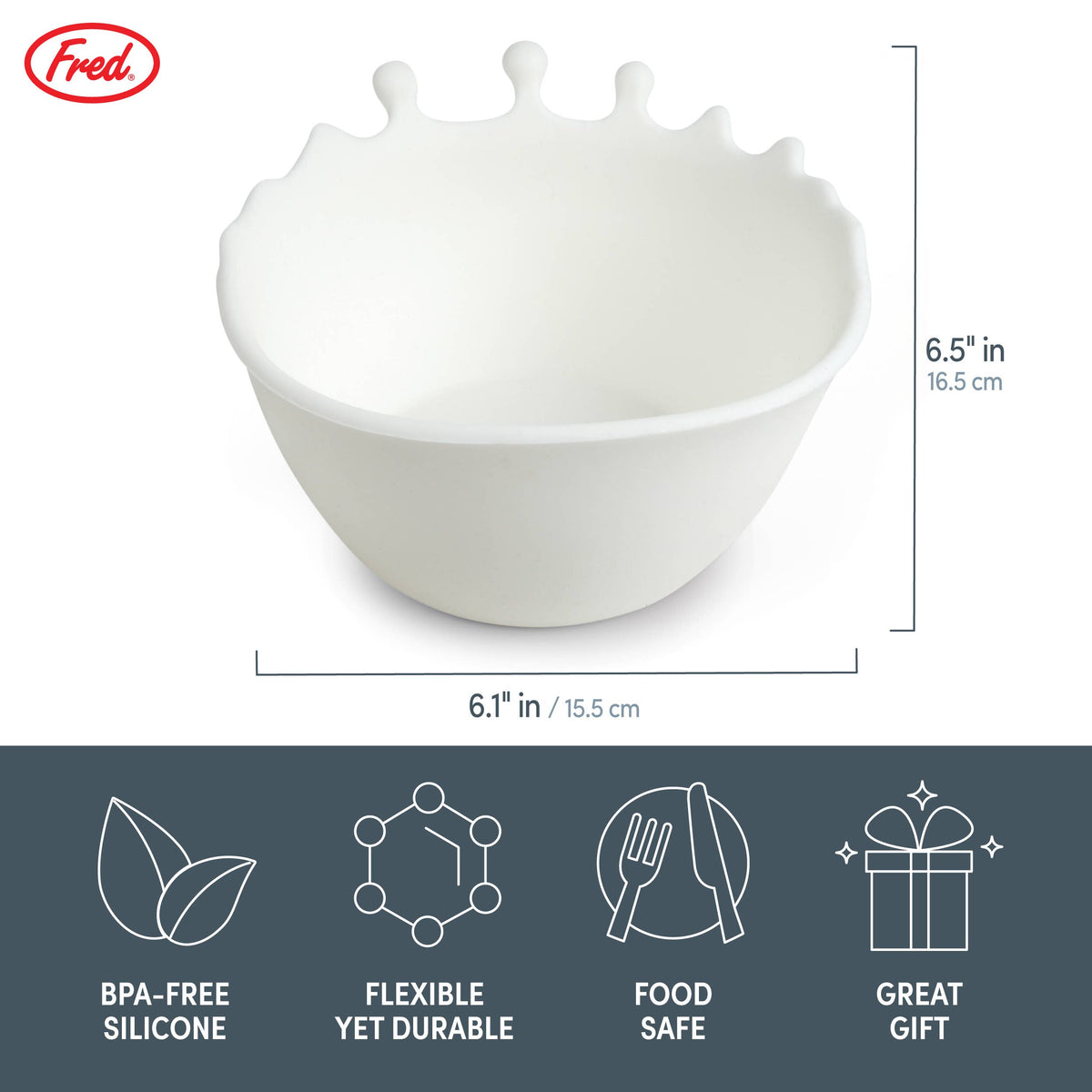 Spilt Milk - Silicone Cereal Bowl