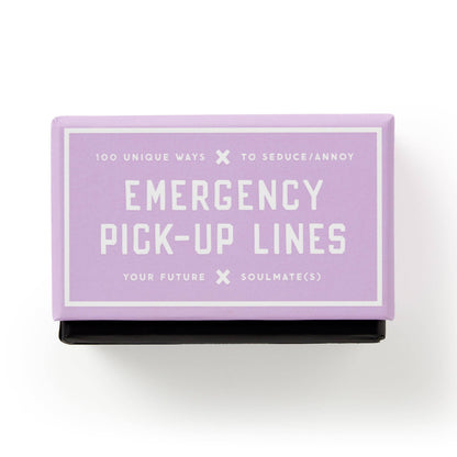 Brass Monkey Emergency Pick-up Lines Card Set
