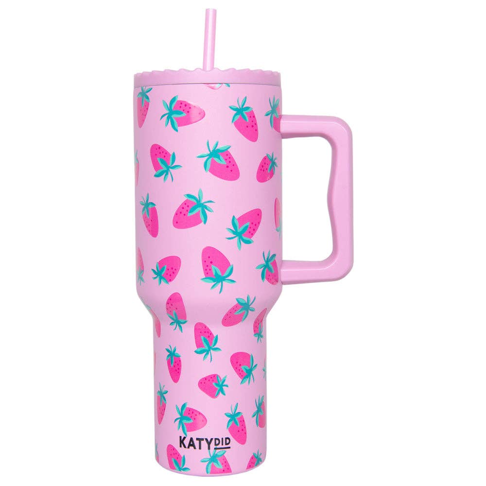 Subtle Strawberry 38 Oz Tumbler