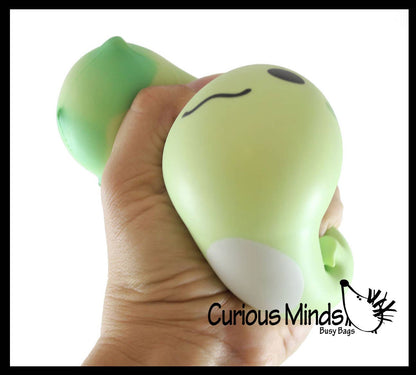 1 Axolotl - Soft Creamy Doh Filled Squeeze Stress Balls - Se