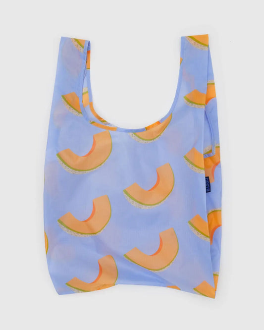 Baggu Reusable Tote- Cantaloupe Blue