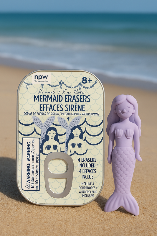 Mermaid Erasers 4 Pack