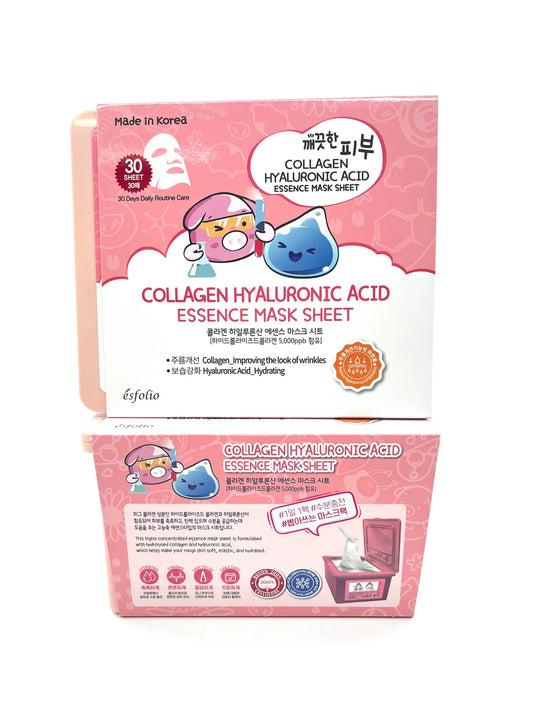Esfolio Collagen Mask Box  30 Sheet
