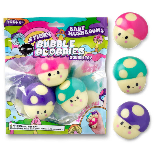 Sticky Bubble Blobbies - Baby Mushrooms