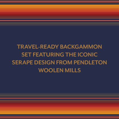 Pendleton Serape Pattern Backgammon