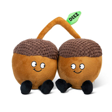 Funny Novelty Plush Nuts White Elephant Gag Gift Toy Cute