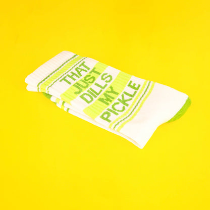That Just Dills My Pickle Gym Crew Socks