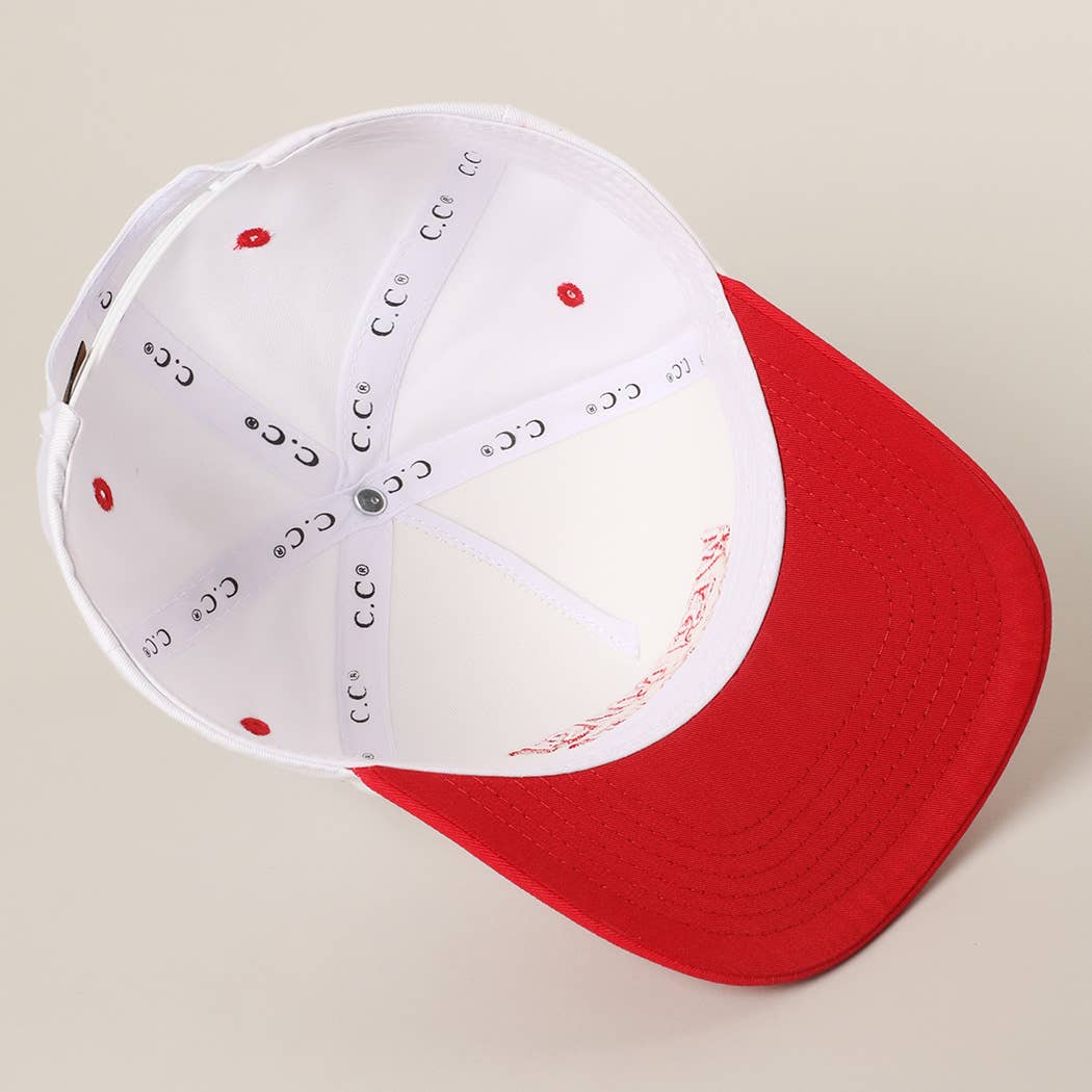 WEST COAST BEST COAST 3D Letter Embroidery Two-Tone Trucker