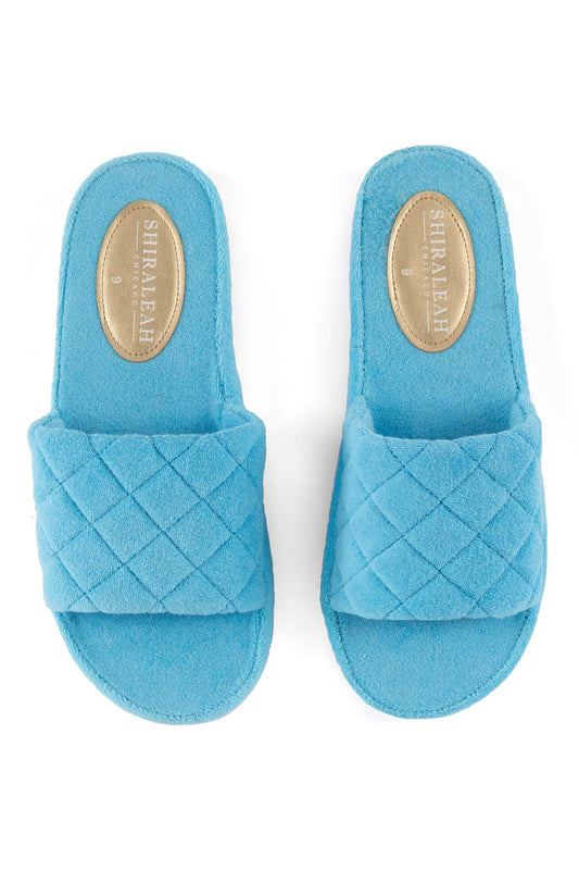 SOL POOL SLIDES, TURQUOISE