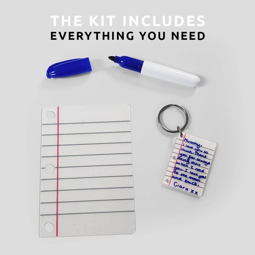Little Letter Shrink Keyring Kit | Personalized DIY Craft