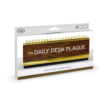 Daily Desk Plaque - Desktop Flip Book - 50 Fun Phrases