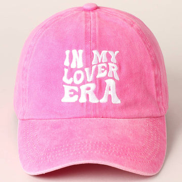 Embroidered Letters In My Lover Era Baseball Cap