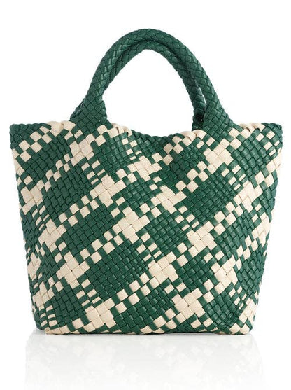 BLYTHE PLAID MINI TOTE