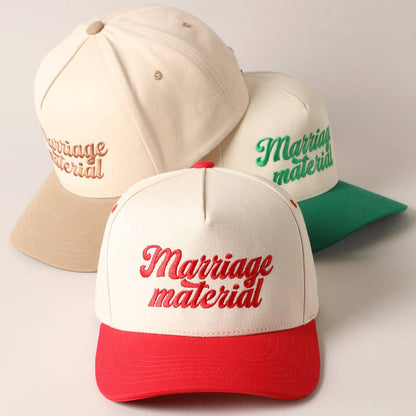 Marriage Material Two Tone Trucker Hat