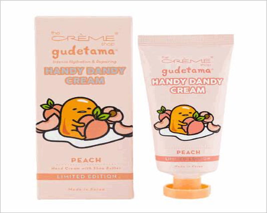 The Crème Shop x Sanrio Gudetama Peach Moisturizing Hand Crème
