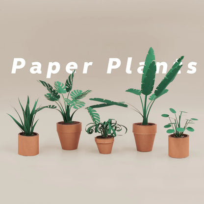 Paper Plants - Paper Craft Kit