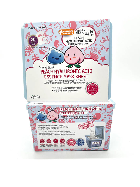 Esfolio Peach Mask Box  30 Sheet