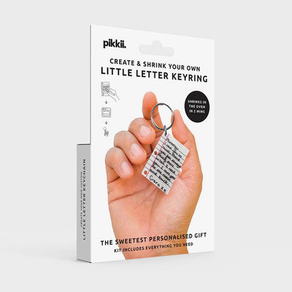 Letter Keychain Shrink Kit