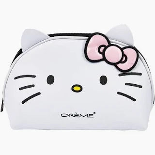 The Crème Shop Hello Kitty Dome Makeup Travel Pouch - Pink Bow