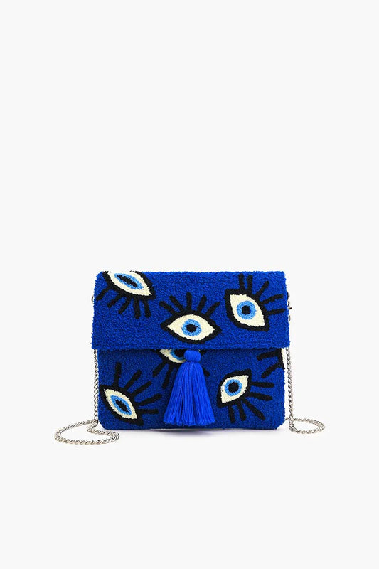 Saphire Whimsical Wonder Eye Clutch