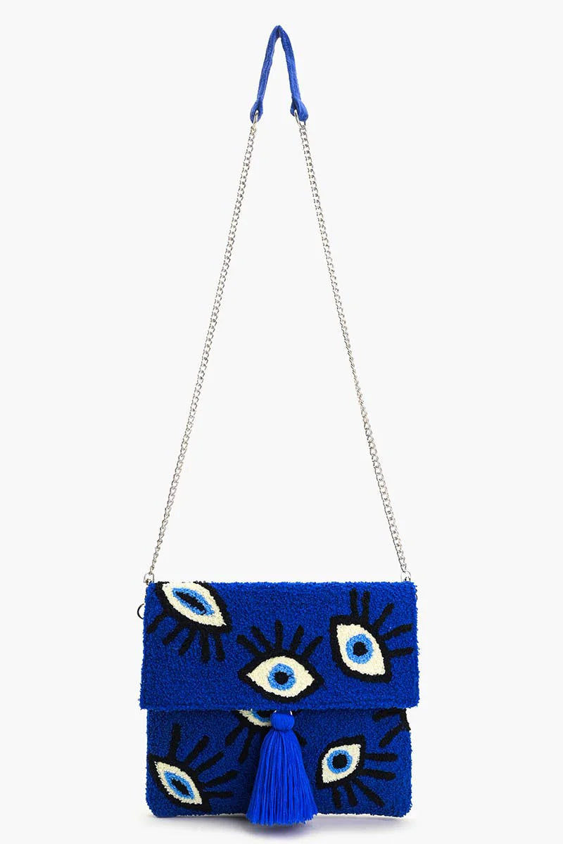 Saphire Whimsical Wonder Eye Clutch