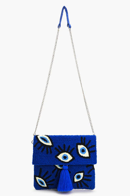 Saphire Whimsical Wonder Eye Clutch